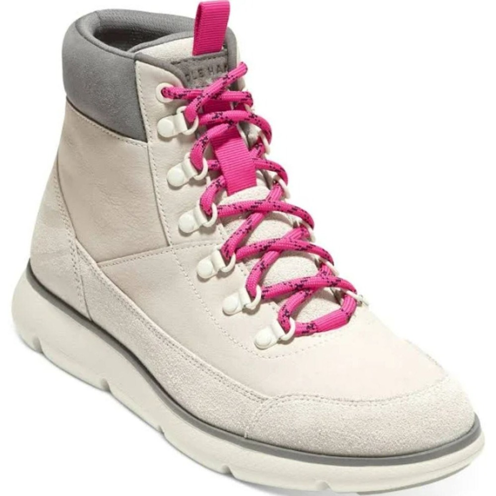 Cole Haan ZG Omni Hiker Boots Women 10B Grey Grand360 W23085 Suede